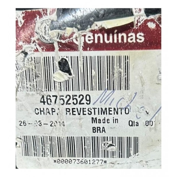 Painel Alma Fiat Stilo 2003 2004 A 2010 Traseiro Original