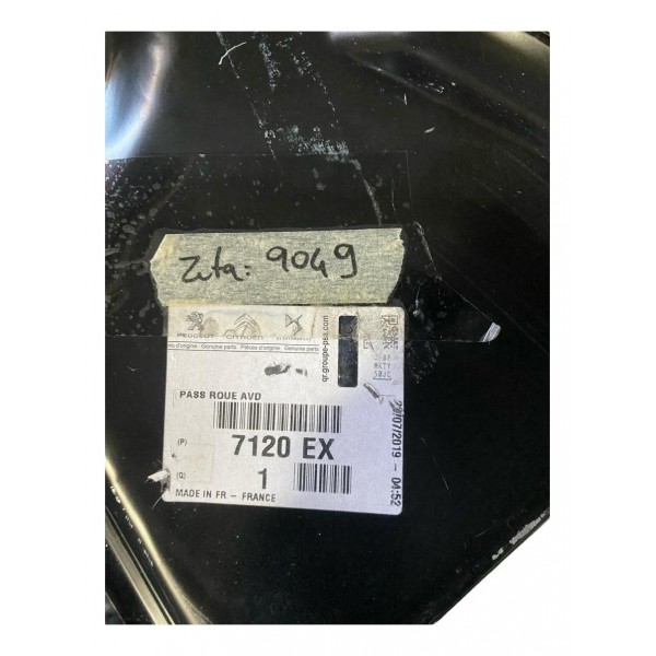 Reforço Caixa Roda Citröen C3 Peugeot 207 2003 2012