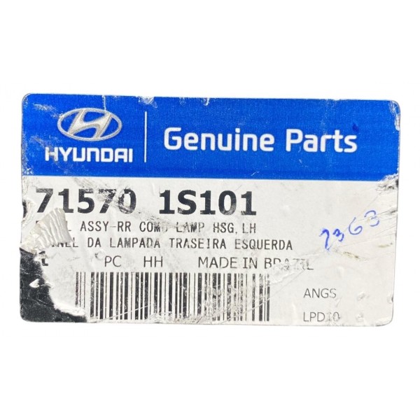 Alojamento Lanterna Hyundai Hb20 Traseira Esquerda Esquerdo/motorista Preto