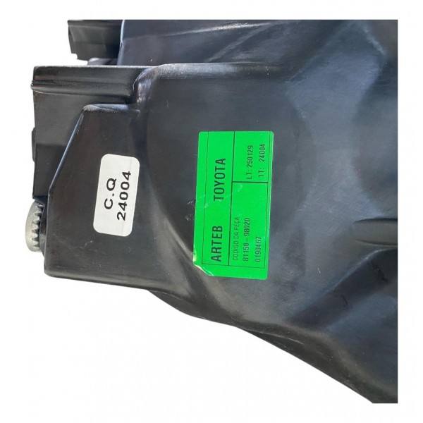 Farol Mascara Negra Toyota Etios 2018 2021 Esquerdo Motorist Esquerdo/motorista