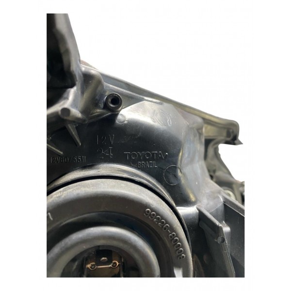 Farol Mascara Negra Toyota Etios 2018 2021 Esquerdo Original Esquerdo/motorista