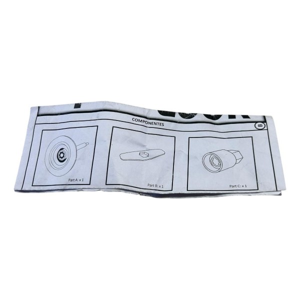 Trava Antifurto Estepe Sparelock Para Jeep Renegade Original