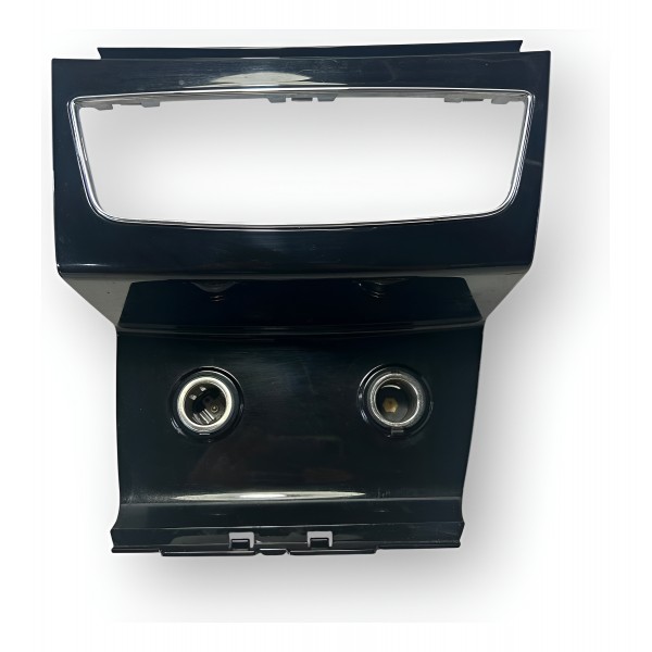 Moldura Painel Central Acendedor Jac J6 2013 2.0 Original Preto