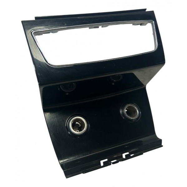 Moldura Painel Central Acendedor Jac J6 2013 2.0 Original Preto