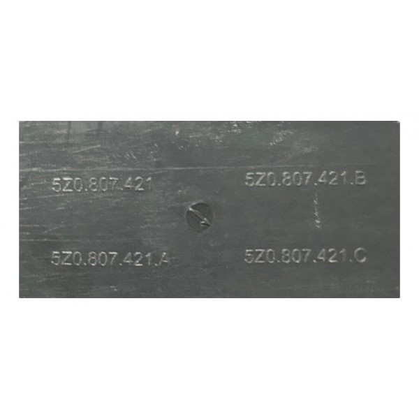 Spoiler Parachoque Volkswagen Fox Traseiro 2004 2010 Preto