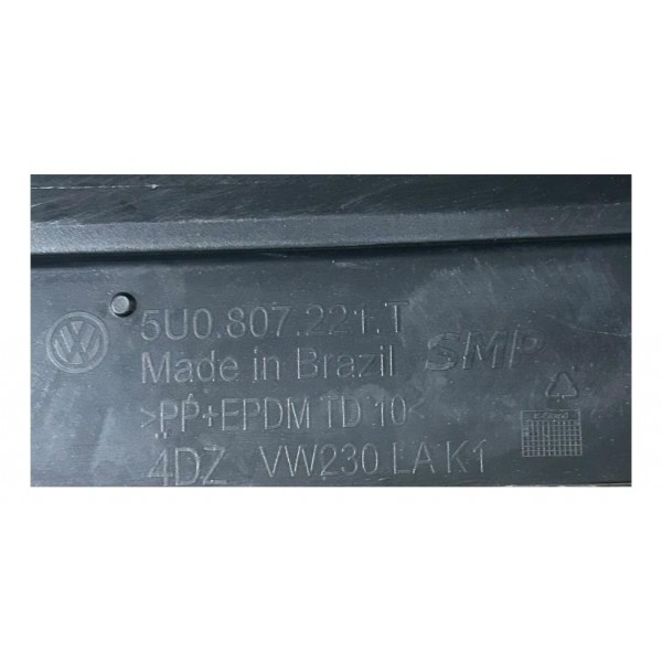 Spoiler Parachoque Vw Gol Voyage G7 Dianteiro 2017 2018 Preto