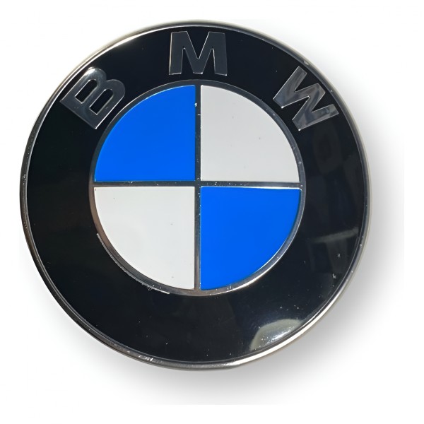 Emblema Parachoque Dianteiro Bmw X5 2014 2017 Original Azul E Branco