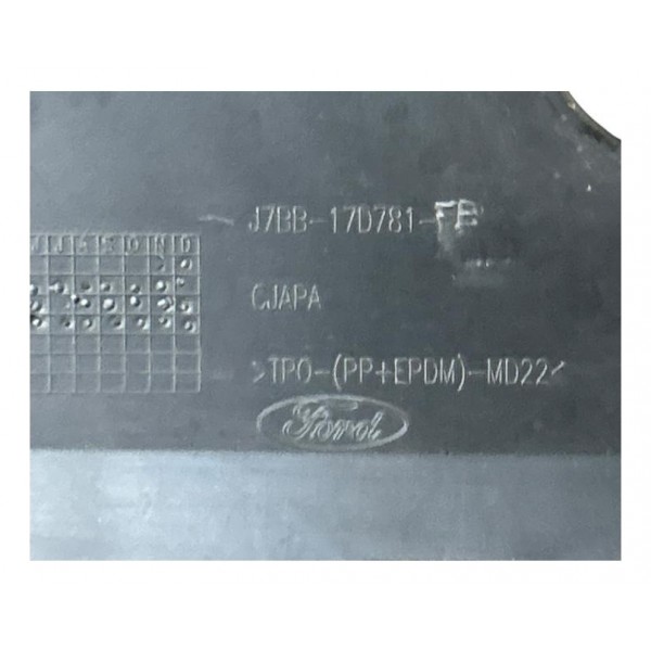 Spoiler Parachoque Ford Ka Hatch 2019 2021 Traseiro Original Preto