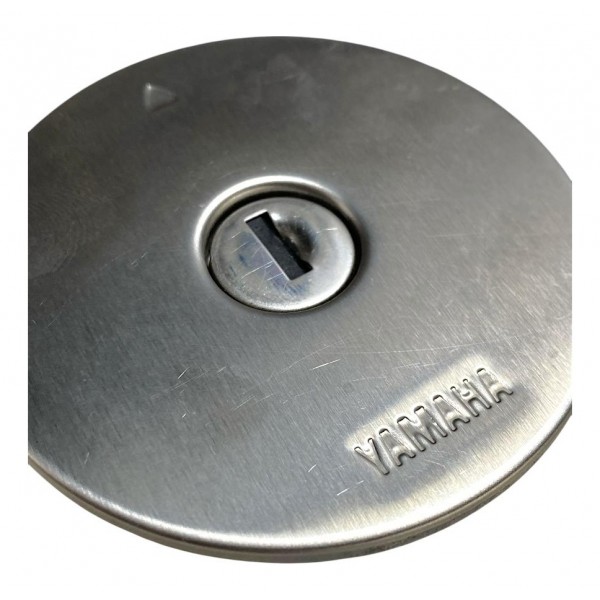 Tapa Tanque Combustível Yamaha  Fz 150 Original 2016 Prateado