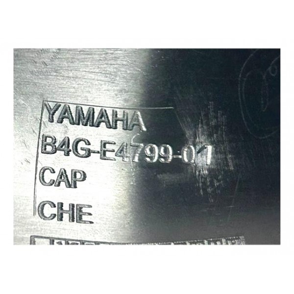 Protetor Escapamento Ponteira  Yamaha Fz15 2023 2024 Preto