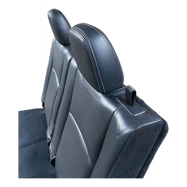 Banco Couro Sexto Sétimo 6 7 Lugar Fiat Freemont 2014 Origin Preto