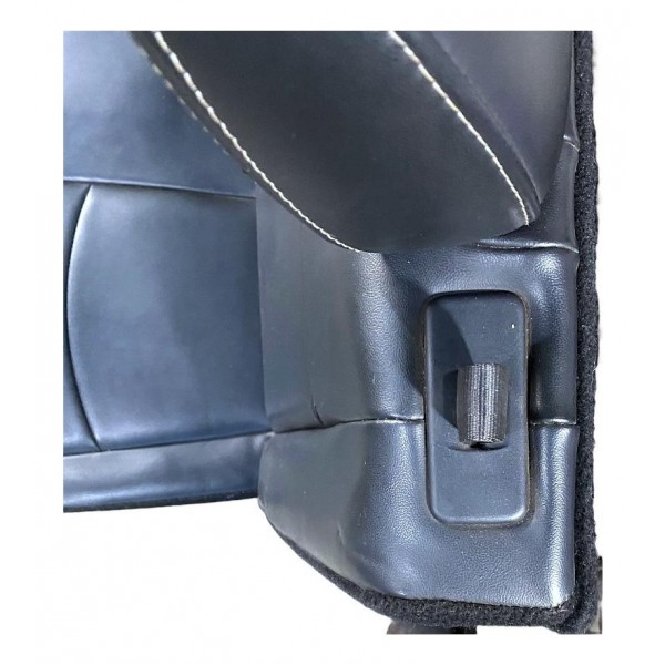 Banco Couro Sexto Sétimo 6 7 Lugar Fiat Freemont 2014 Origin Preto