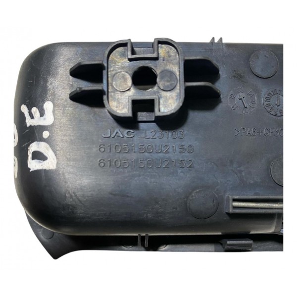 Maçaneta Interna Jac J6 Traseira Esquerdo Original 2013 Preto Traseira