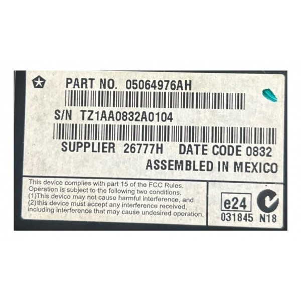 Comando Digital Ar Condicionado Fiat Freemont 2012 13 A 2016