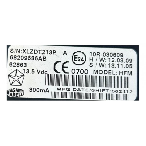 Módulo Bluetooth Fiat Freemont 2.4 2014 Original