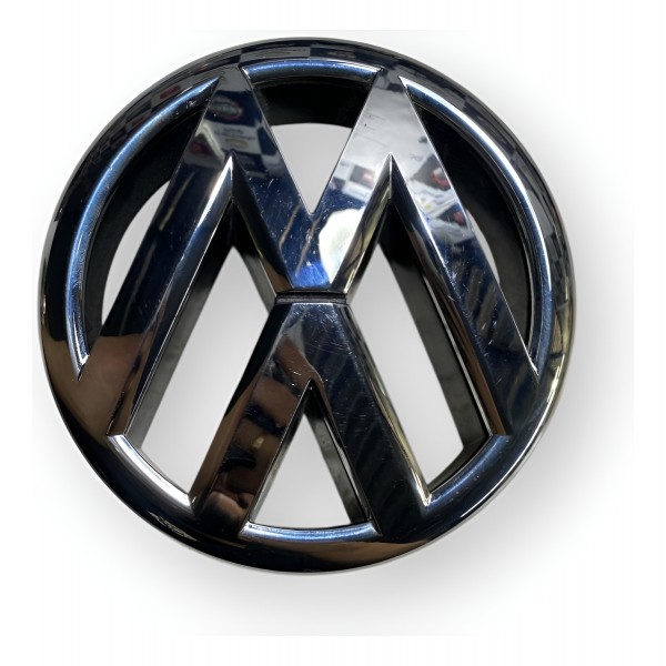 Emblema Tampa Porta Malas Gol Voyagen Cromado 2013 2016 Prateado