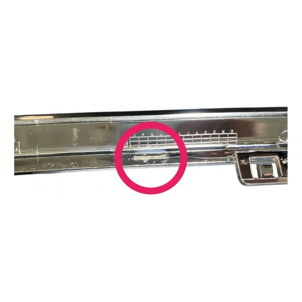 Friso Cromado Grade Parachoque Ford Fusion 2013 2017 Cromado Brilhante