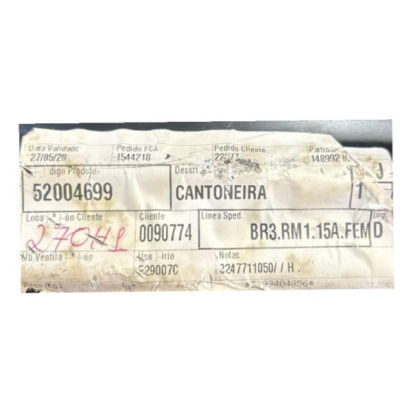 Painel Superior Dianteiro Direito Fiat Mobi 2017 2020 Origin