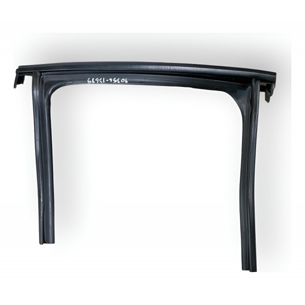 Canaleta Borracha Vidro Jeep Renegade Traseiro Esquerda 2015 Preto