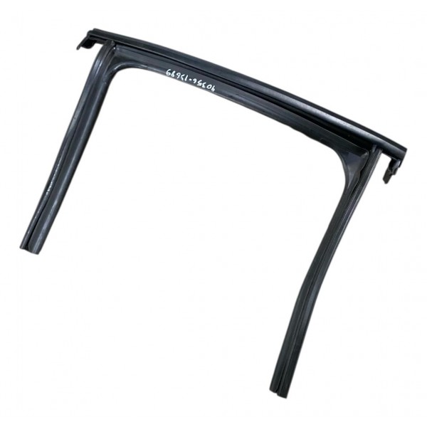 Canaleta Borracha Vidro Jeep Renegade Traseiro Esquerda 2015 Preto