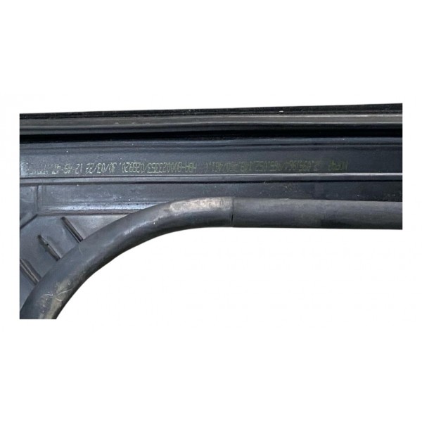 Canaleta Borracha Vidro Jeep Renegade Traseiro Esquerda 2015 Preto