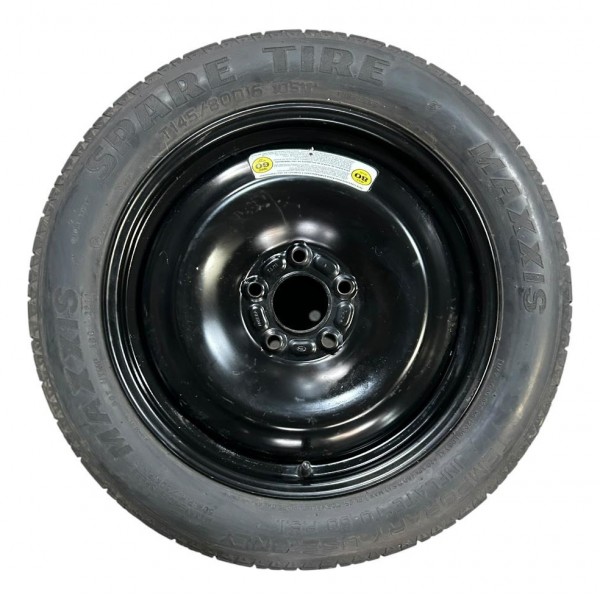 Estepe Fino Ford Focus Pneu 125 80 Aro 16 Original Preto