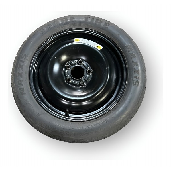 Estepe Fino Ford Focus Pneu 125 80 Aro 16 Original Preto