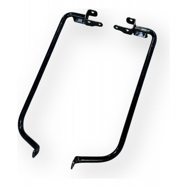 Suporte Inferior Alforge Lateral Harley Touring 2014 2024 Preto