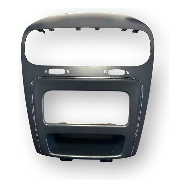 Moldura Central Multimídia Fiat Freemont 2012 Original Cinza-escuro