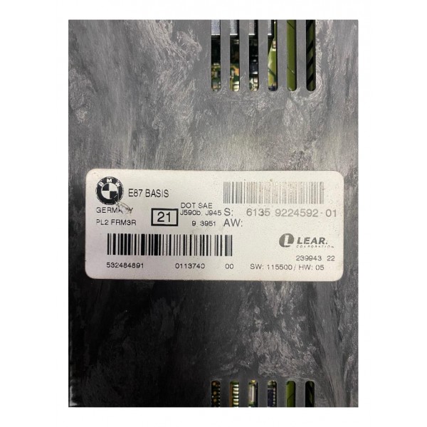 Módulo Conforto Bmw 118i 120i 2.0 2007 A 2012 6135922459201