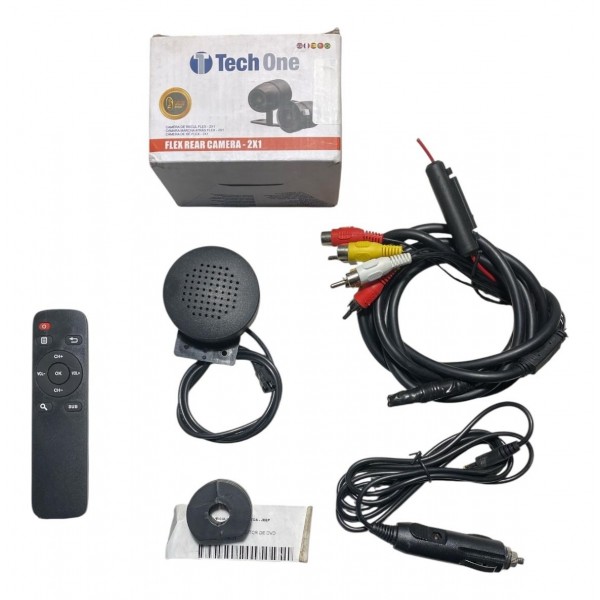 Tela 7 Poleg Techone Monitor Escravo Para Encosto Cabeça Preto