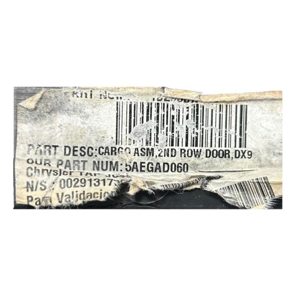 Baú Porta Objetos Fiat Freemont 2014 Original Preto