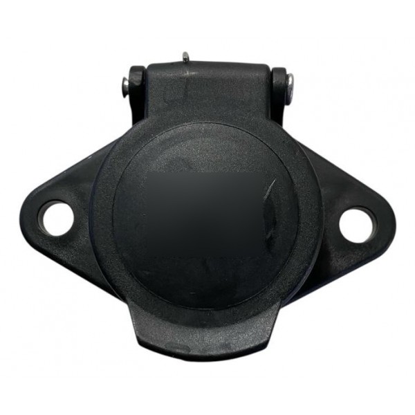 Tomada Elétrica Para Engate Redonda 7 Polos Completa Nylon