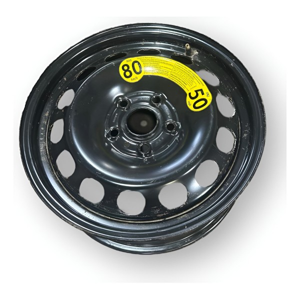 Roda Estepe Avulsa Vw Tiguan Passat Aro16 5x115 Original Preto