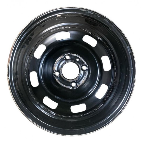 Roda De Ferro Aro 15 4 Furos Citroen C3 2018 Original Preto