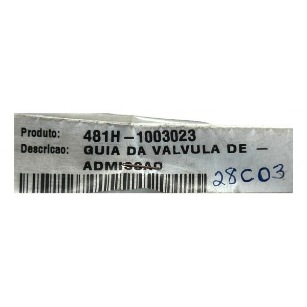 Guia Valvula Chery Tiggo 2 1.5 2018 2019 2020 Original