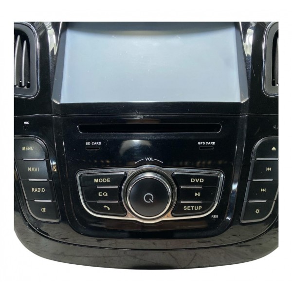 Central Painel Multimidia Jac J6 2.0 2013 Original Preto