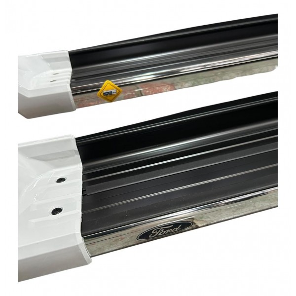 Estribo Lateral Ford Ranger 2013 A 2022 2023 2024 Original Cromado Preto Branco