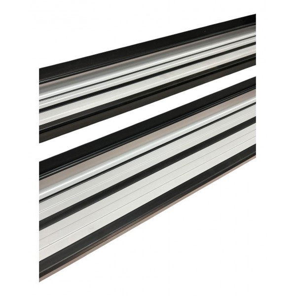 Estribo Lateral Ford Ranger Keko 2013 2023 Sem Peças Fixação Prateado