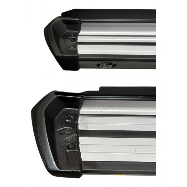 Estribo Lateral Ford Ranger Keko 2013 2023 Sem Peças Fixação Prateado