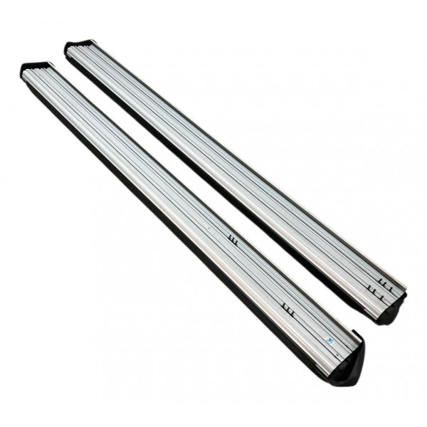 Estribo Lateral Ford Ranger Keko 2013 2023 Sem Peças Fixação Prateado