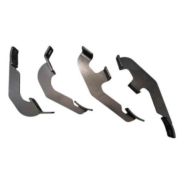 Kit Estribo Tubular Oval Ford Ranger Cabine Simples 2012 Cromado