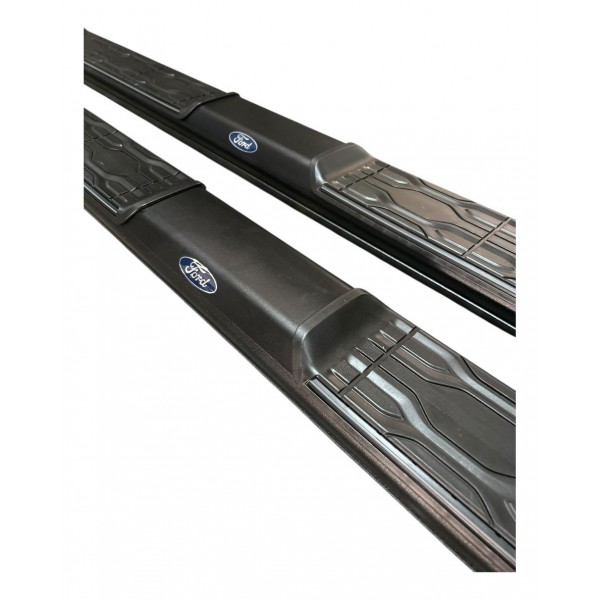 Estribo My Road Ford Ranger 2024 A 2026 Sem Peças Fixação Preto