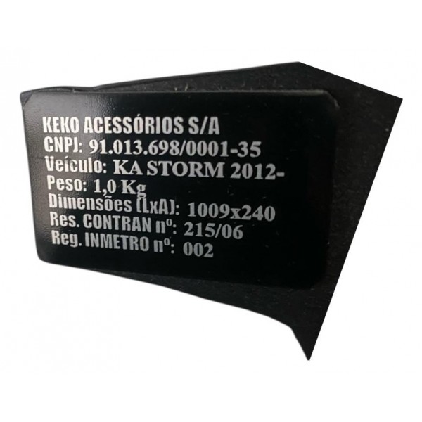 Protetor Parachoque Dianteiro Ford Ka Storm 2012 Original