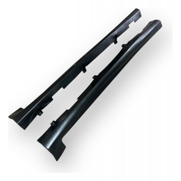 Spoiler Lateral Ka 2009 A 2013 Sem Tampas Sem Kit Fixação Preto