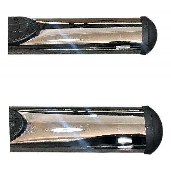 Par Estribo Oval Renegade Solar 2016 2024 Sem Peças Fixação Cromado