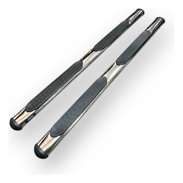 Par Estribo Oval Renegade Solar 2016 2024 Sem Peças Fixação Cromado