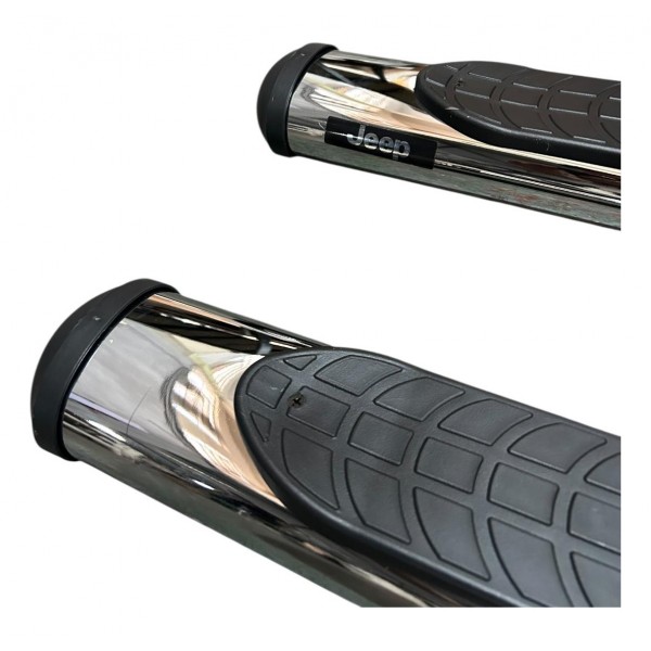 Par Estribo Oval Renegade Solar 2016 /2024 Sem Peças Fixação Cromado