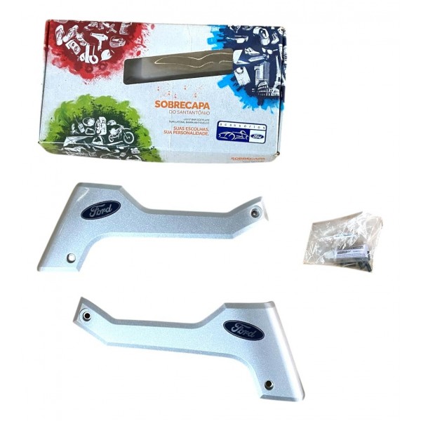 Capa Moldura Santo Antônio Ford Ranger 2013 Prata Original Prata
