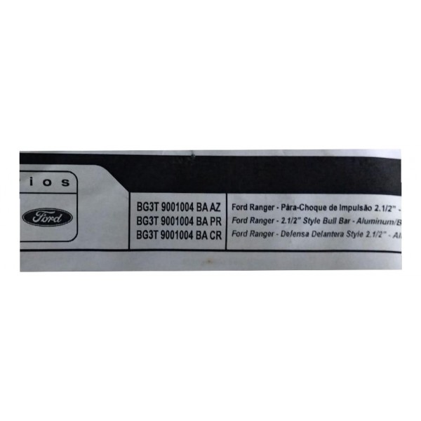 Protetor Parachoque Quebra Mato Ford Ranger 2010 2012 Origin Cromado